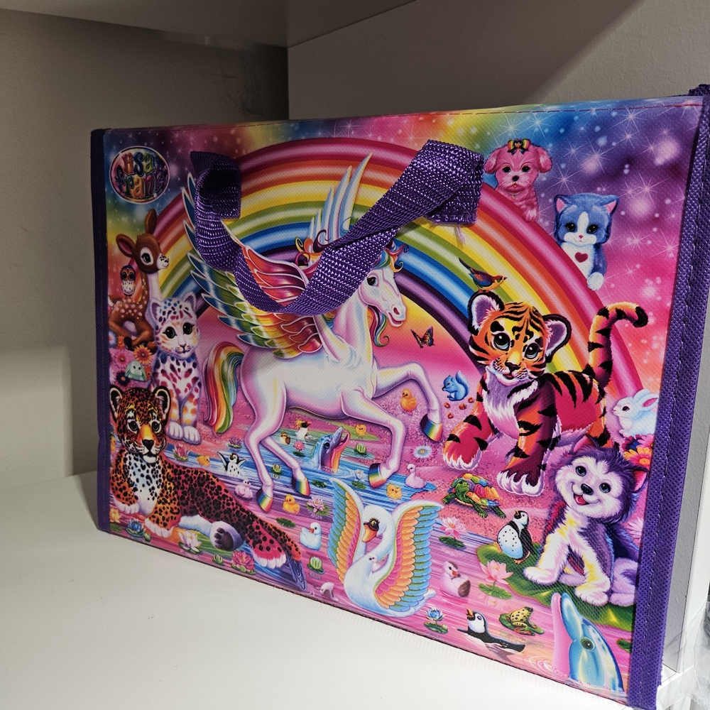 Lisa Frank Multicolor Animal  Organizer Just The Folder As Seen
